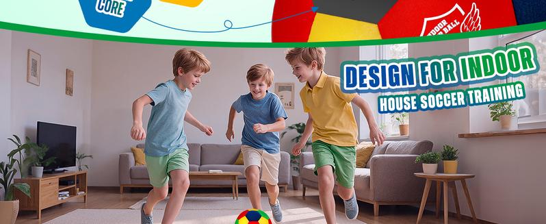 House Soccer Ball - Soft Indoor Football for Boys & Girls - Silent Dribbling Ball for Home Play - Perfect Birthday or Christmas Gift for Kids Ages 8-12