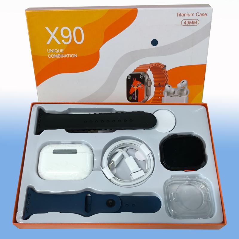 Smart Watch Gift Set – Sports Modes, Touch Screen, APP Alerts, Call & Message Reminder, Compatible with iPhone & Android – All-in-One Wearable Smart Bracelet Package Smart Watch Gift Set – Sports Modes, Touch Screen, APP Alerts, Call & Message Reminder, Compatible with iPhone & Android – All-in-One Wearable Smart Bracelet Package