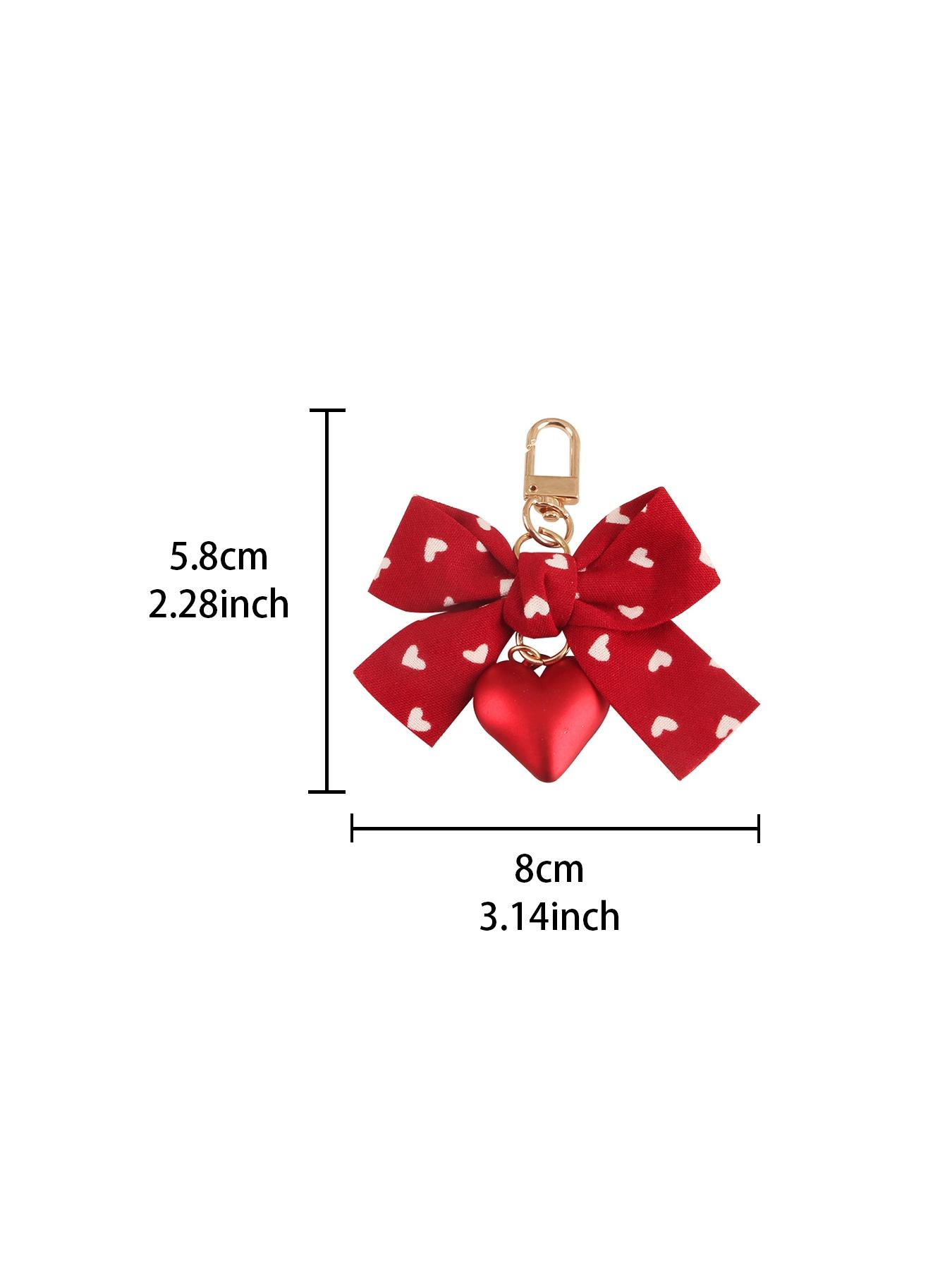 New Small Clear Bag Buckle Pendant with Pearl Heart Accessories, Cute Charm for Handbags, Fashionable Accessory for Women, Bag Decoration, Charms for bags