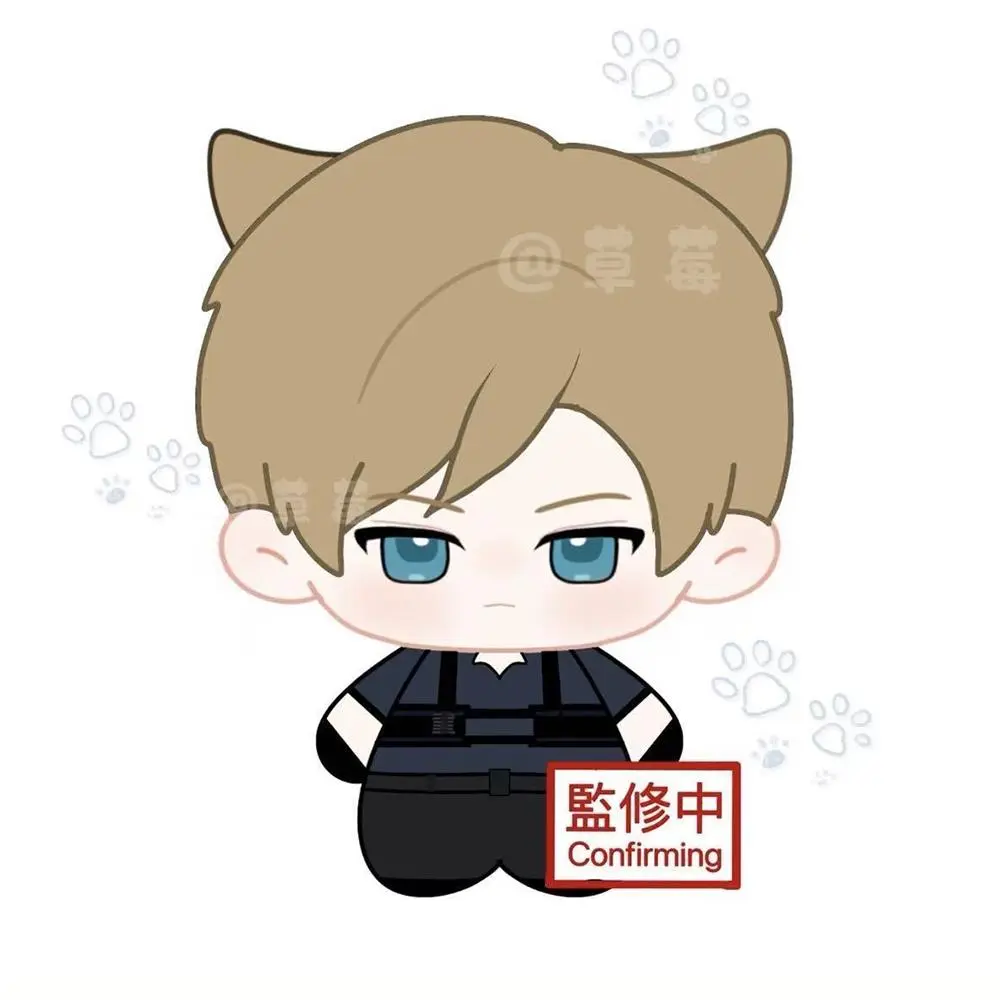 10cm Evil Requiem Grace Ashcroft Plush Doll with Ear Printed Fans Gifts Cute Ada Leon Stuffed Toy Pendant Doll Backpack Collect