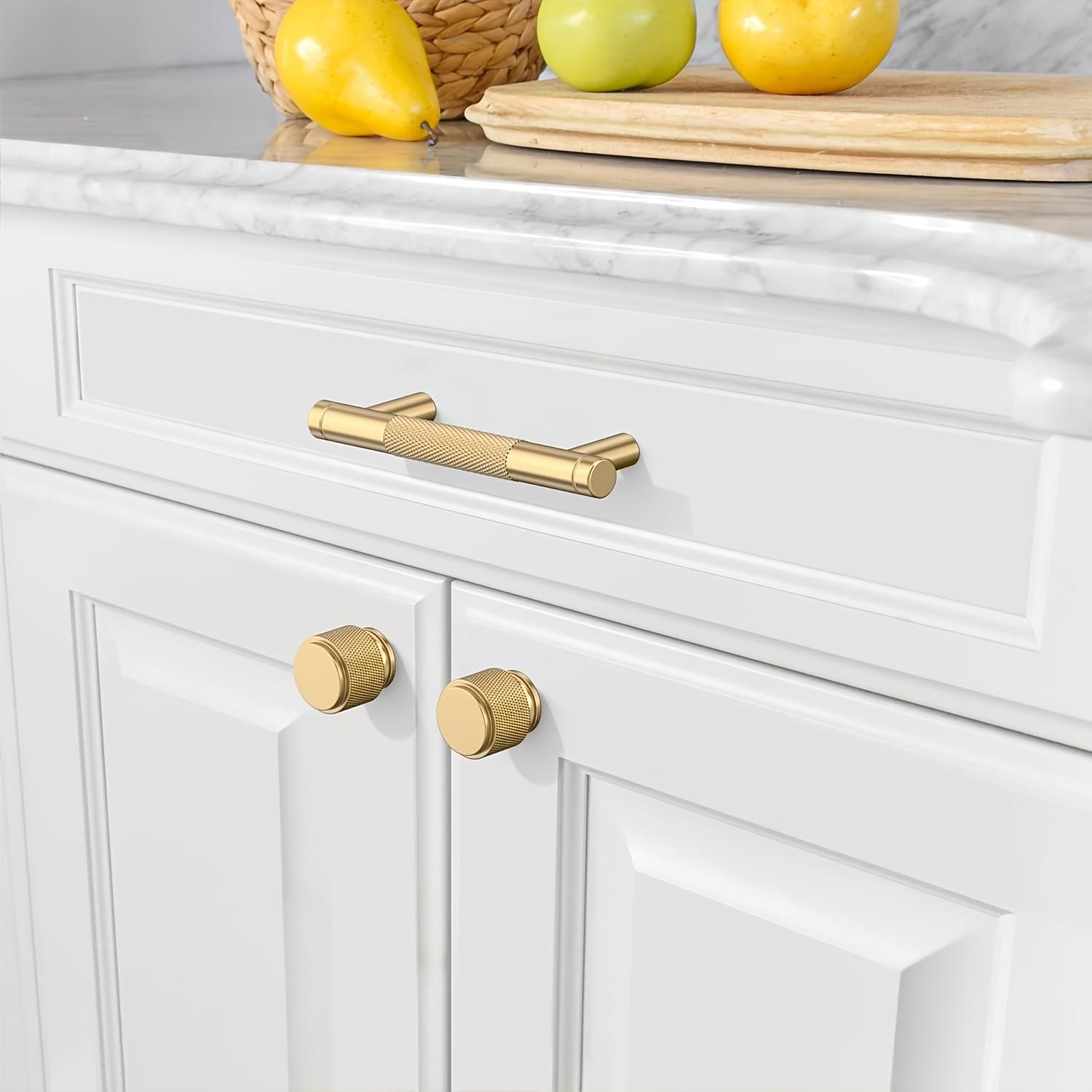 Textured Cabinet Knob Set, Modern Round Drawer Pulls, Includes Installation Screws, Ideal for Kitchen Cabinets, Bathroom Vanities, Closets