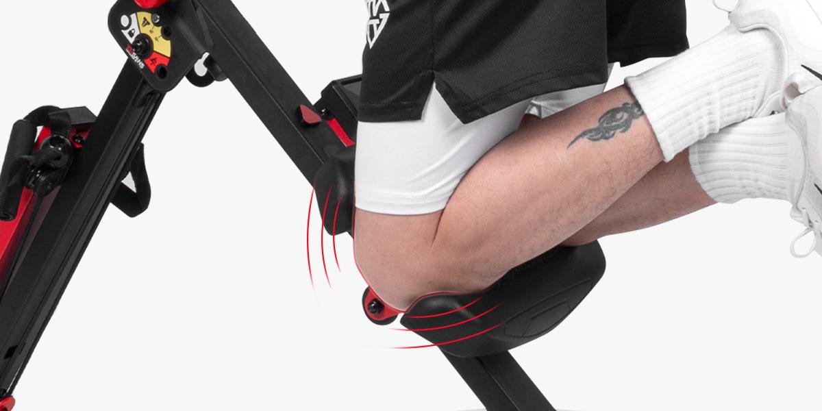 【Upgraded Version】TOUSAINS 3-in-1 Ab Machine Rowing Machine & Ab Crunch Trainer with Weighted Cable Tower Foldable Home Gym Adjustable Height Resistance Levels LCD Display Abdominal Training Equipment