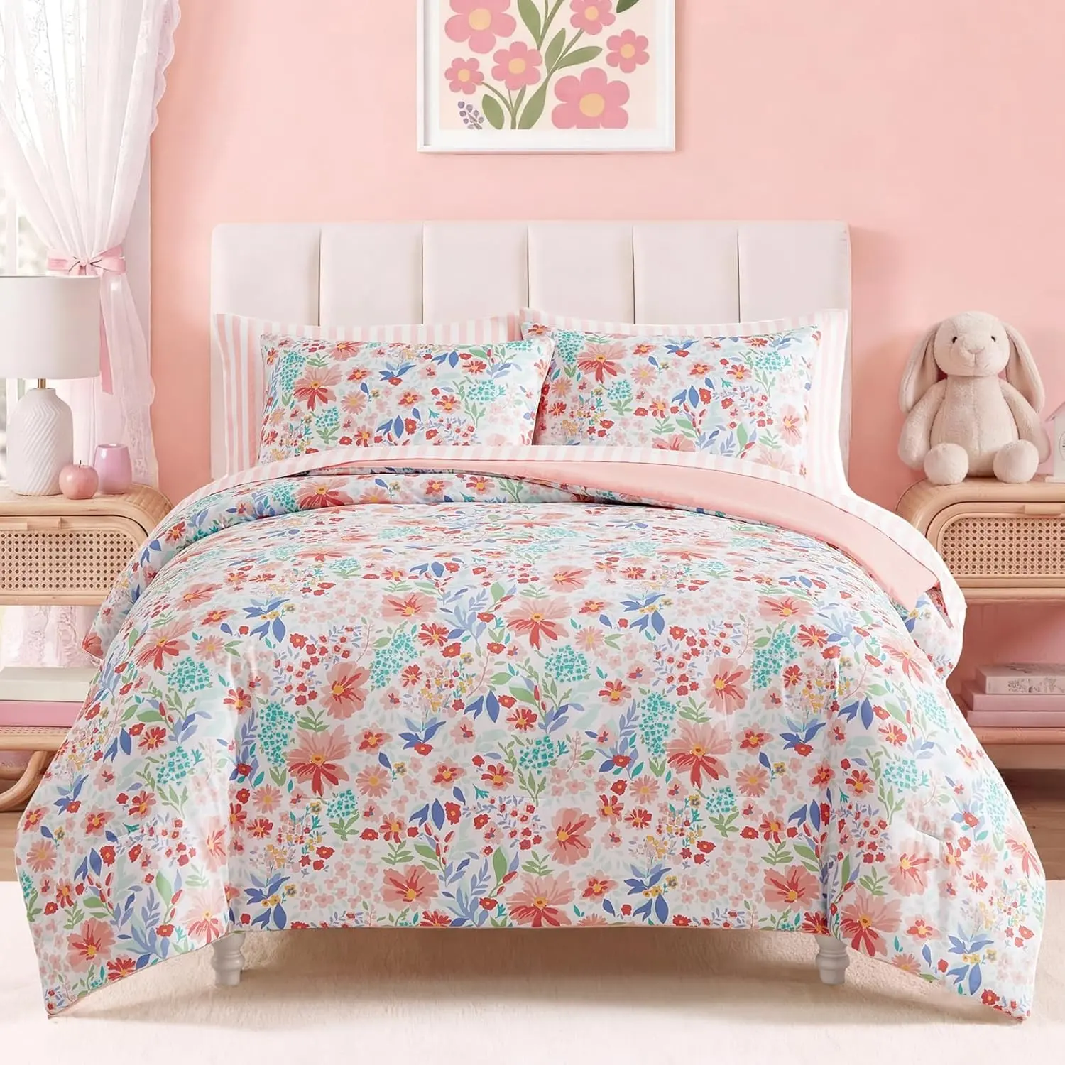 Pink Floral Garden