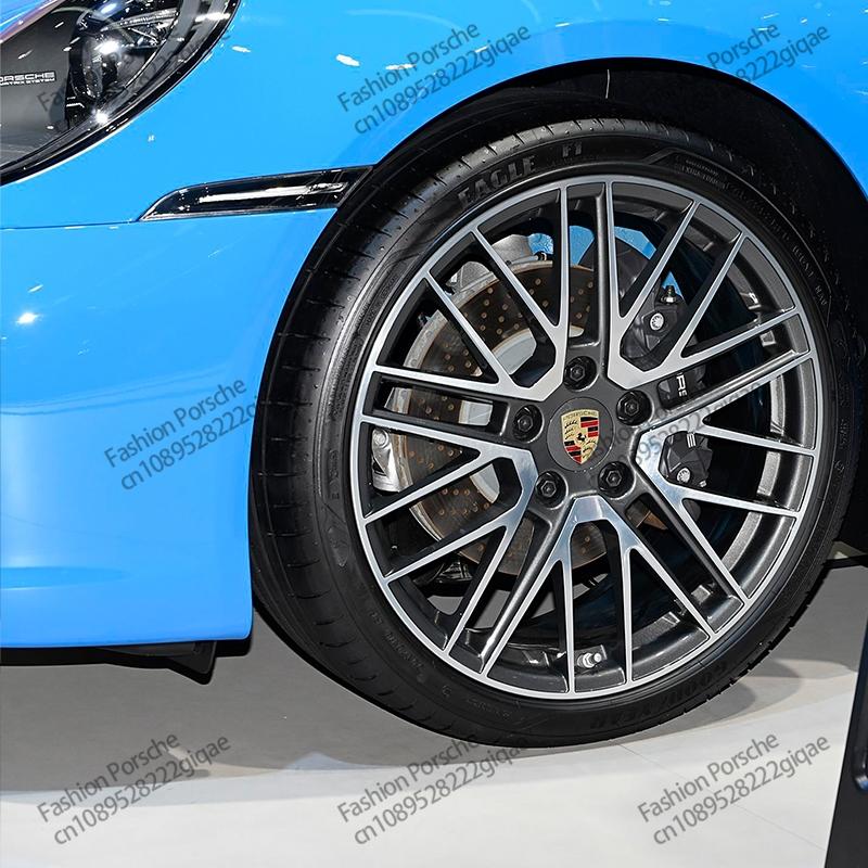 4Pcs 65/76mm Car Wheel Center Hub Cap For PORSCHE PANAMERA TAYCAN Macan 2023-2025 Spyder Carrera Boxster Cayman Cayenne 971 911 718 Car Decoration Accessories