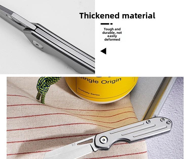 3 camping stainless steel fruit knives high hardness sharp folding knives outdoor multi-function self-defense portable survival knife men's gift