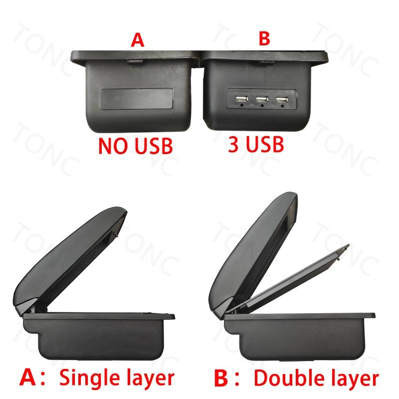 For Hyundai Getz I 2005 2006 2007 2008 2009 2010 2011car armrest box storage box interior modification multi-function auto parts