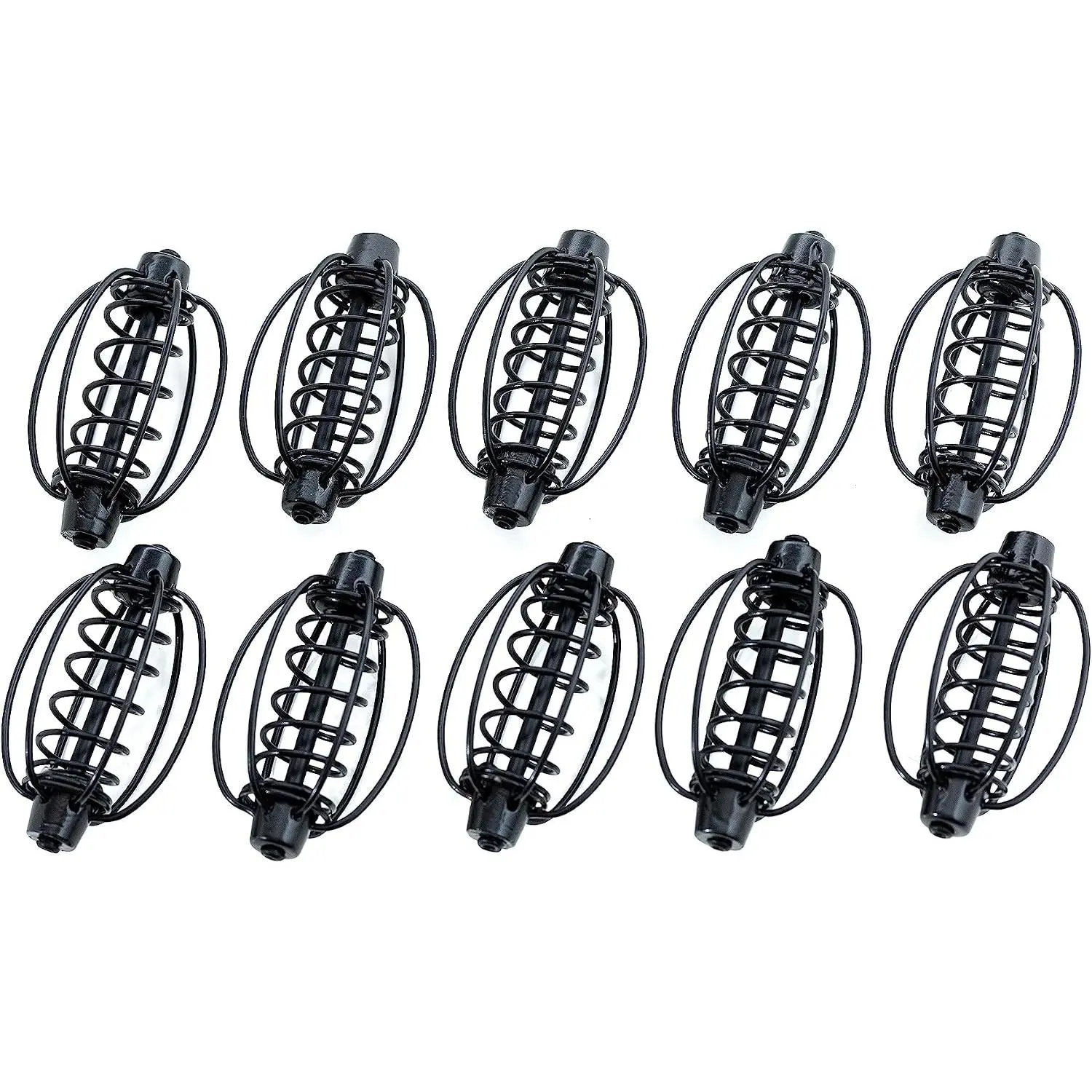 Carp Feeder 10 count - Spring Fishing Feeder for Carp - Cage Carp  of Pumpkin Form, 20 g (0.7 oz) - Carp Fishing Equipment & Accessory