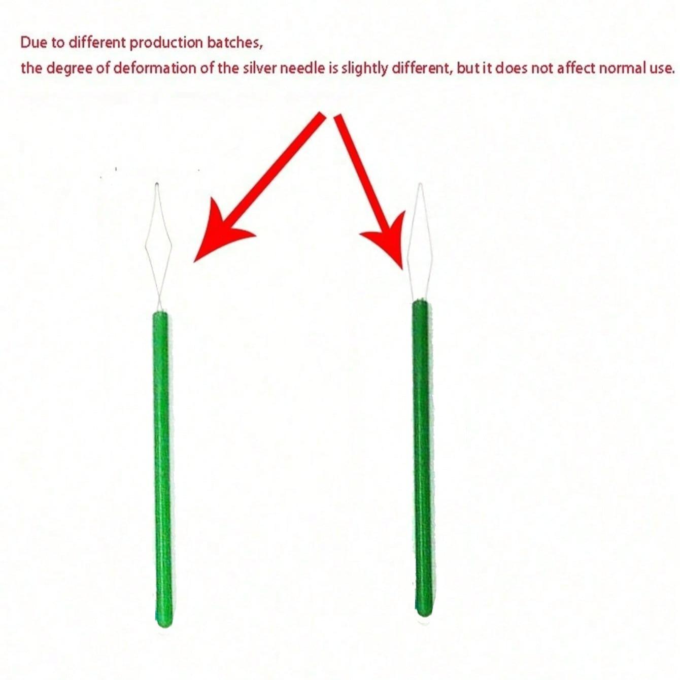 Plastic Beading Tool Set, Round Needle Threader for DIY Jewelry Making, Durable Sewing Kit for Seniors, Random Colors, Perfect Gift, Sewing Supplies Crafts