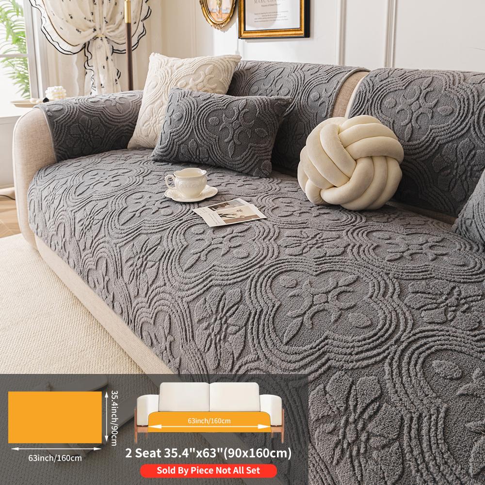 Comfortable Peony Pattern Sofa Cushion, Thick Soft Pet Friendly Couch Protector, Non-Slip Plush Chair Cover for Living Room Bedroom Office Decor, Sofa Couch Covers Comfortable Peony Pattern Sofa Cushion, Thick Soft Pet Friendly Couch Protector, Non-Slip Plush Chair Cover for Living Room Bedroom Office Decor, Sofa Couch Covers