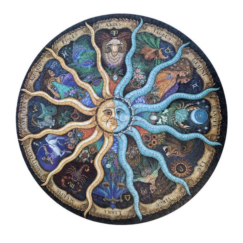Space Moon Jigsaw Puzzle 1000 Pieces, Telescope Planet Design, High-Resolution Matte Finish, Durable & Sturdy, Perfect Gift for Adults, Puzzle Game