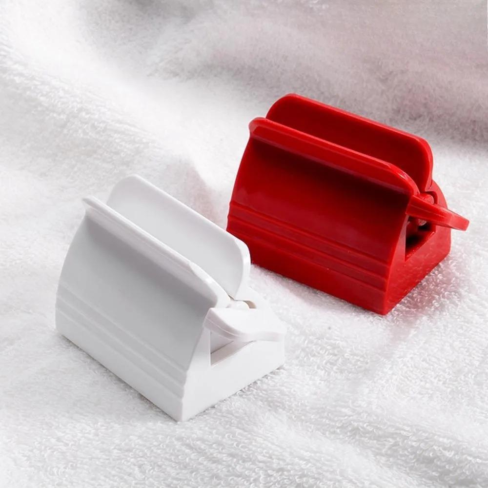 Portable Toothpaste Squeezer & Wall-Mounted Organizer: Toothpaste Holder, Space-Saving Dispenser for Tidy Counters. Easy Install, Waterproof, Fits All Tubes, Reduces Waste, Smooth Roller Design. Essential for Modern Bathrooms.