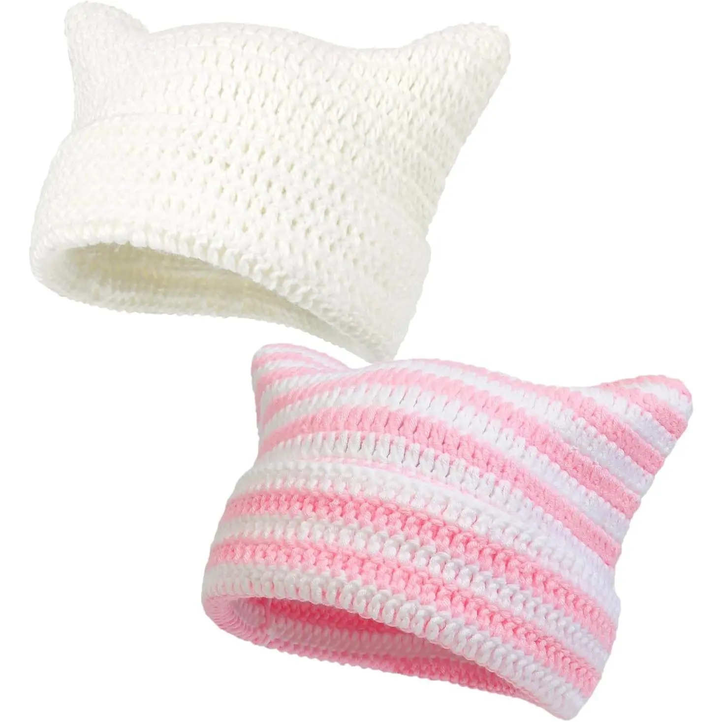 White & Pink White 2pcs