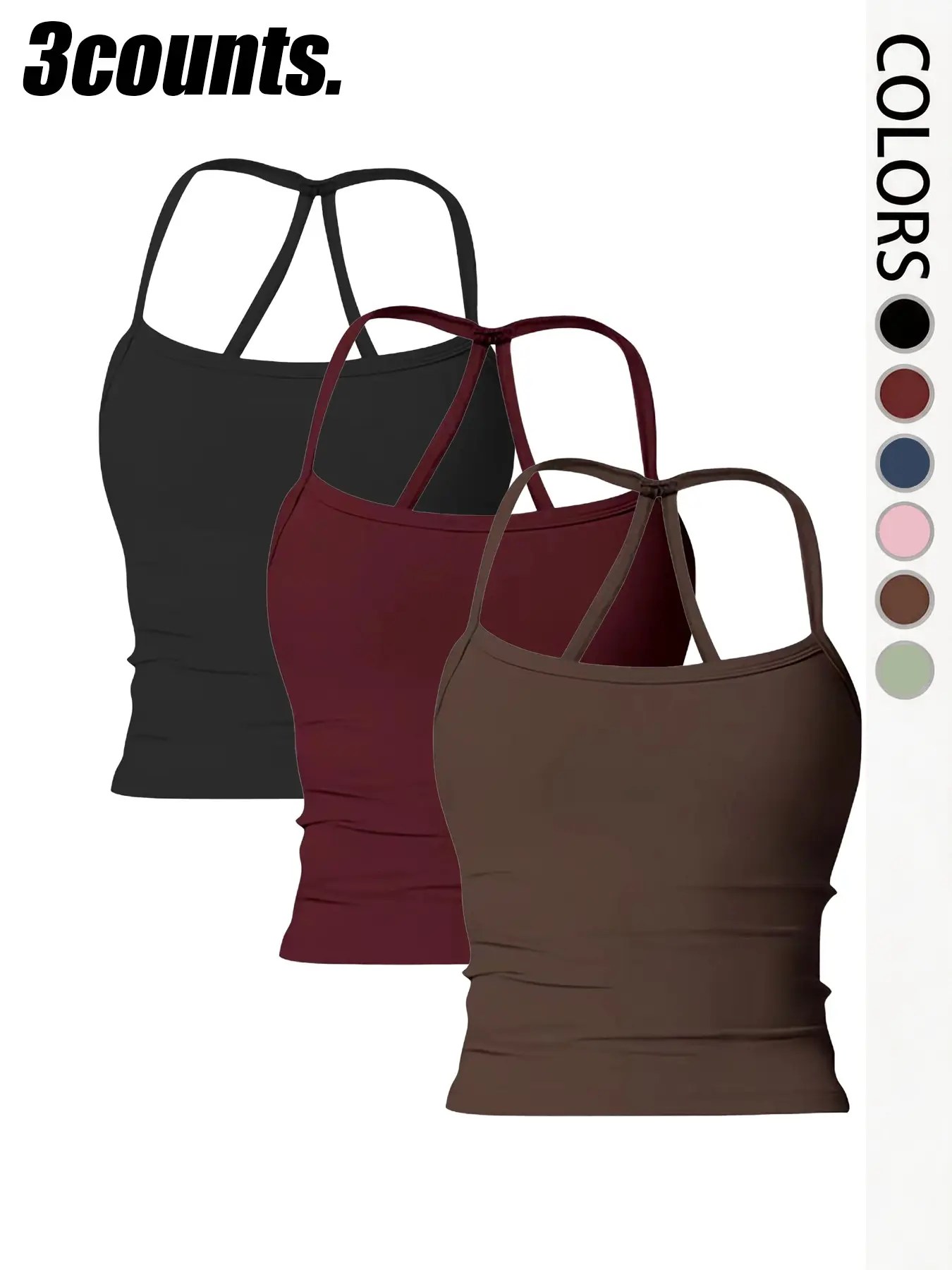 Women's Sporty Cross Back Sports Bra, Sweat-Wicking Breathable Knit, Quick-Dry Elastic High-Strength, Yoga Outdoor Fitness, Strappy Sports Bra