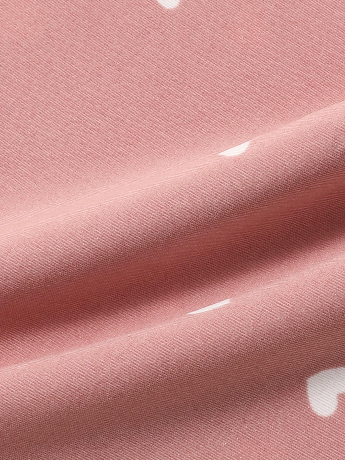 6-Pack Cute Heart & Leopard Print Women's Underwear, High-Quality Designer Briefs with Wavy Edge Design, Perfect Valentine's Day Gift