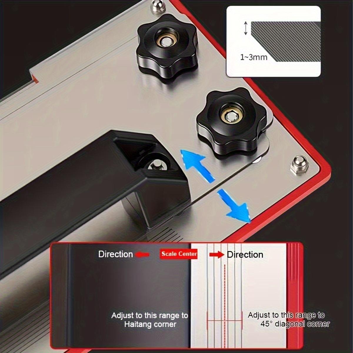 Portable 45-Degree Cutting Tool | Durable Structure with Dust Extraction System, Ideal for Indoor and Outdoor Use, No Electricity Needed, Includes Hose, Perfect Gift for Enthusiasts and Construction Workers