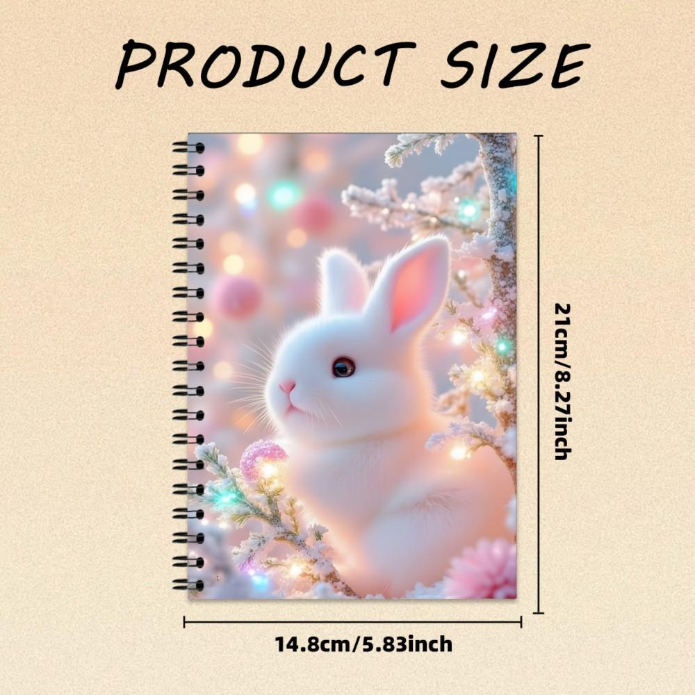 New Bestselling A5 Flashing Light Notebook, 100 Pages Sketch Book, Spiral Coil Journal, Sticky Notes, Ideal for Drawing and Note-Taking