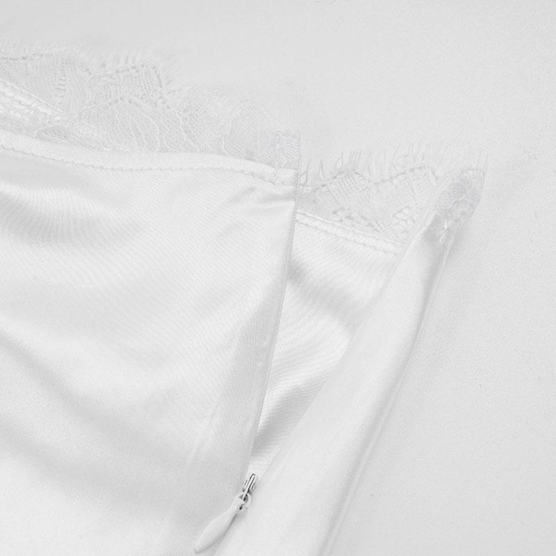 Elegant Lace Patchwork Bodycon Skirt for Women, Womenswear Street Style Satin Low Waist Mermaid Midi Skirt, Retro Plaid Commuter Wear