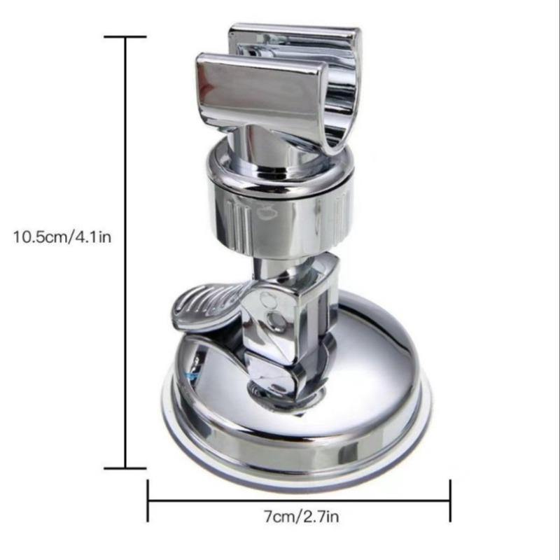 Adjustable Shower Rack Suction Cup Lotus Rainfall Holder Handheld Shower Head Bathroom Spray Nozzle Fixed Base