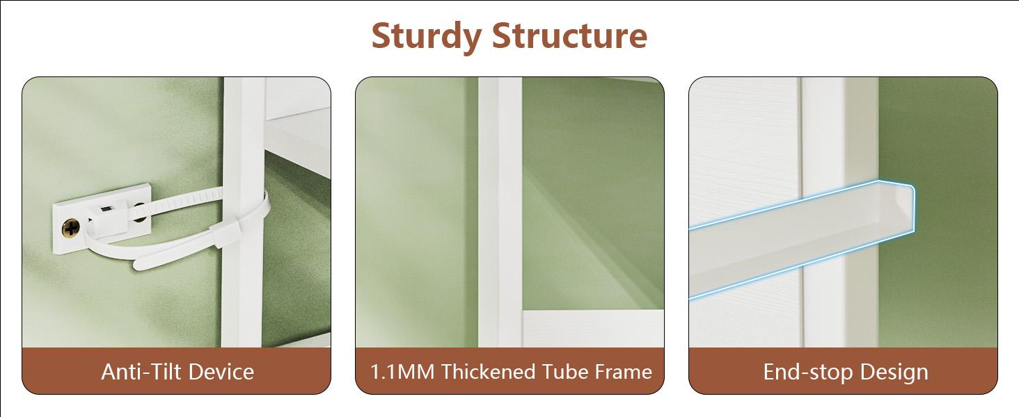 Tall Nightstand with LED Light & Charging Station – Bedside Table with 4 Drawers & 3-Tier Open Shelf, Modern Storage Cabinet with Wood Top & Metal Frame for Bedroom, Living Room, Apartment, 28.3"W x 11.4"D x 31.9"H