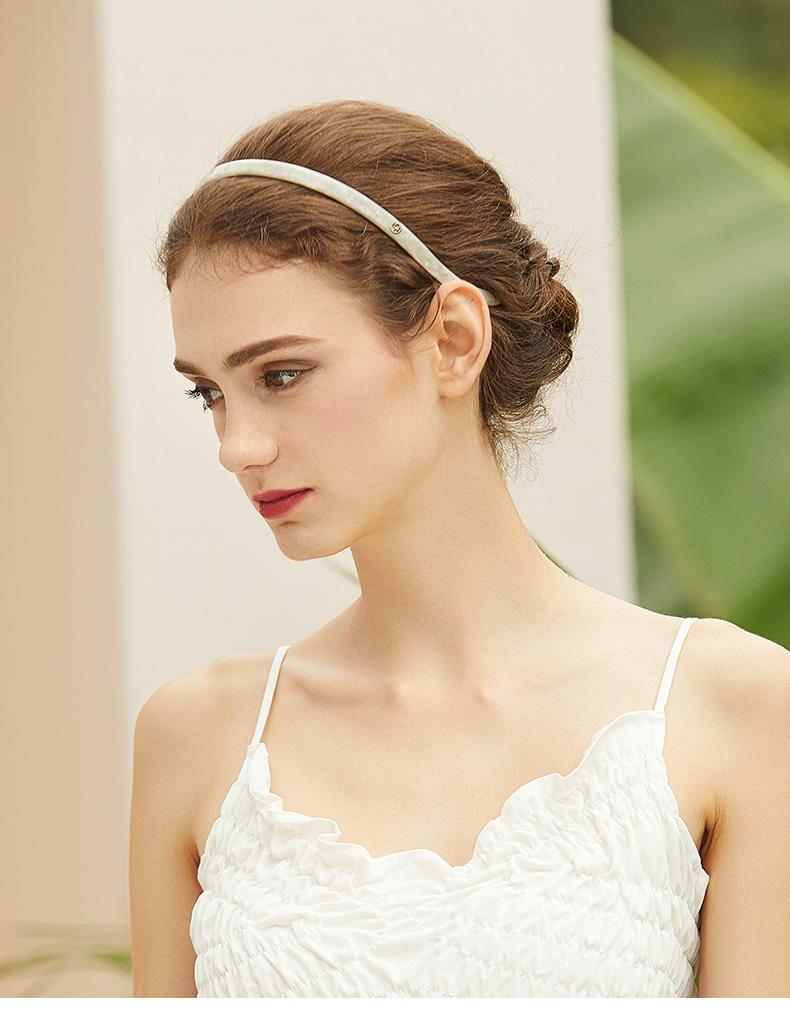 EVITA PERONI Hairband Designed for Eyewear, No Pressure Non-slip Glasses Headband for Women, Vintage Minimalism Hair Accessory