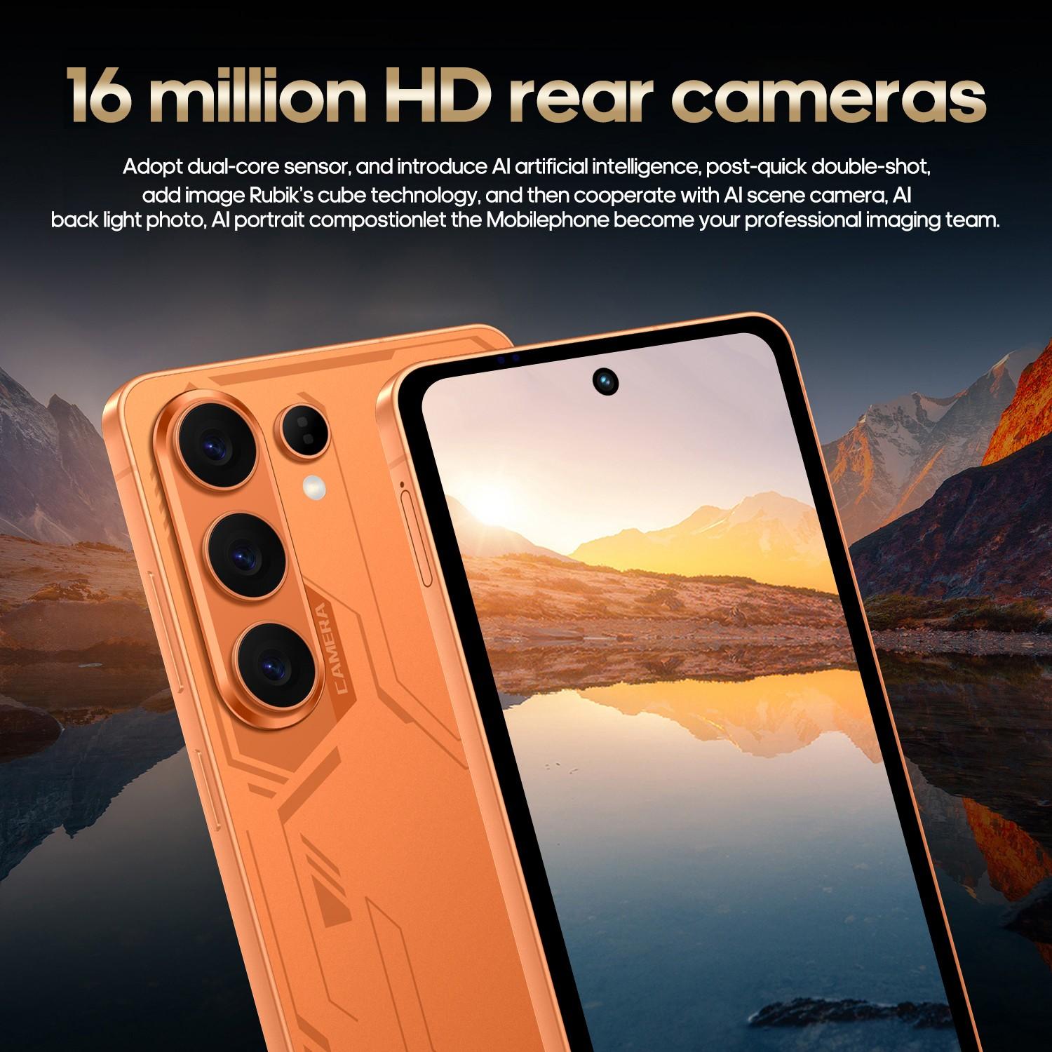 FUFFi-S26 Pro Smartphone, Octa-Core , 6.6-Inch Display, 3+32GB ROM, Dual Sim, 4g Network, High-Resolution Camera, Large Screen Smartphone, Android Mobile Smartphone, Android Phone, Android Cell Phone