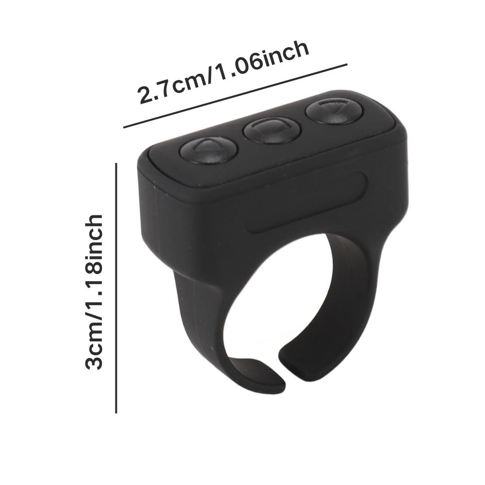 Bluetooth-compatible Ring Controller for Camera Shutter, Remote Control for Smartphone Cameras, Holiday Gift, Party Favors, 1pcs