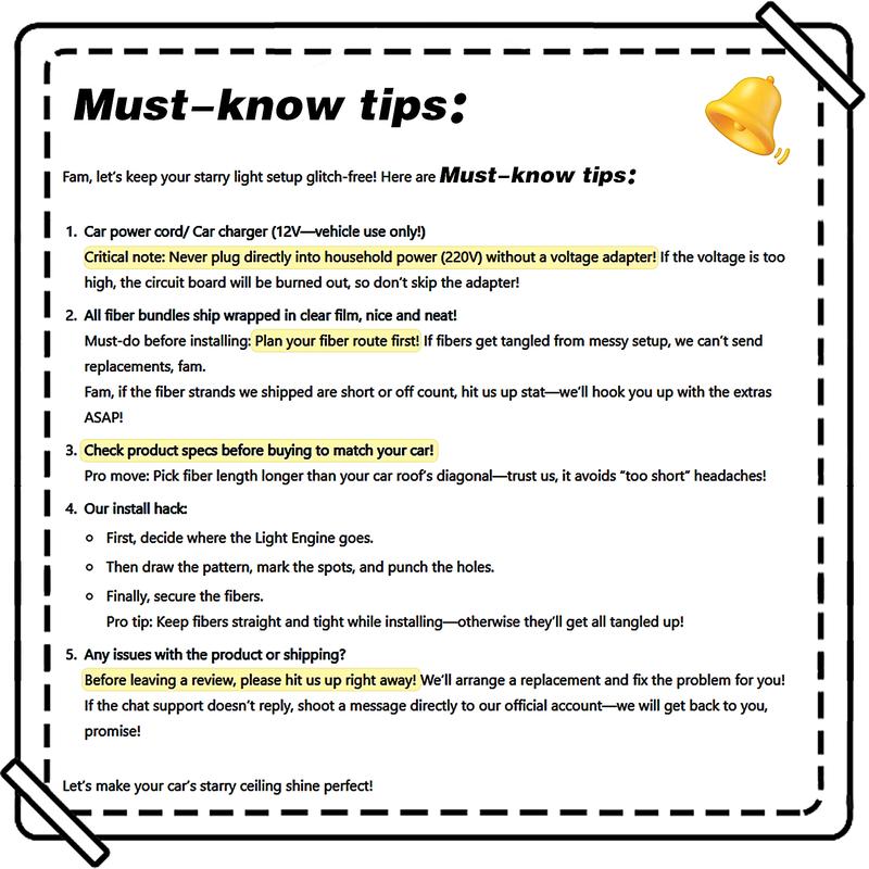 1000pcs*0.02in *6.5ft Fiber Optic Car&Home Headliner Star Light Kit,Roof Ceiling Lights,Color-Changing, App+24 Key Remote Control, Static 15 Color And Rgb Light Change, Fade, Jump, Spark And Adjust Brightness, Mode Speed Adjustment,Interior Led Vehicle