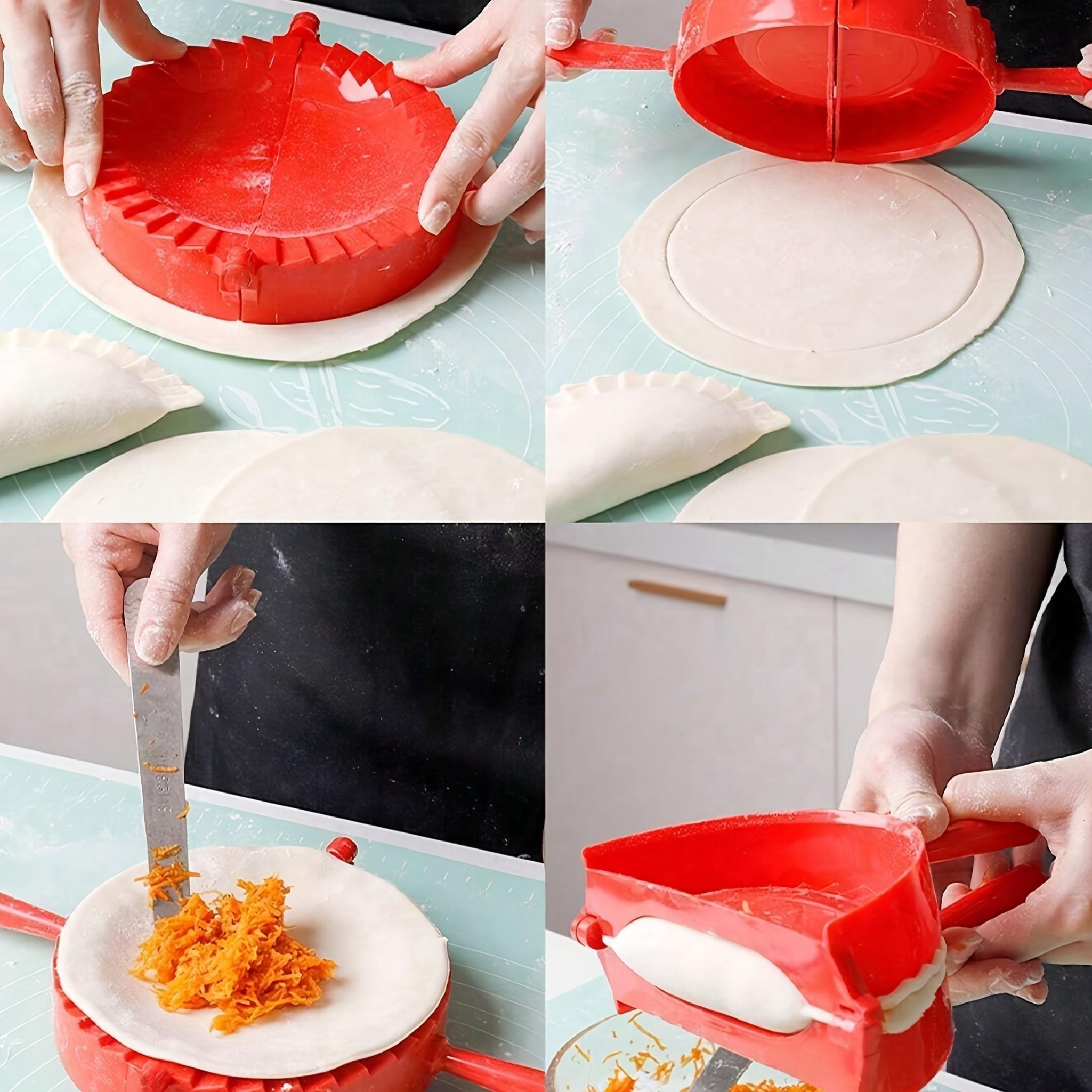 1pc Dough Press Mold, Easy-Press Plastic Pie & Dumpling Mold, Perfect for Homemade Pies, Dumplings & Biscuits