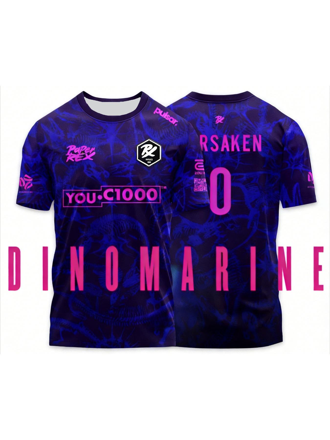 Paper Rex 2026/27 Team Shirt VCT Gaming Esports Club PRX Uniform Men's Fashion 3D Printed Short Sleeve T-shirt