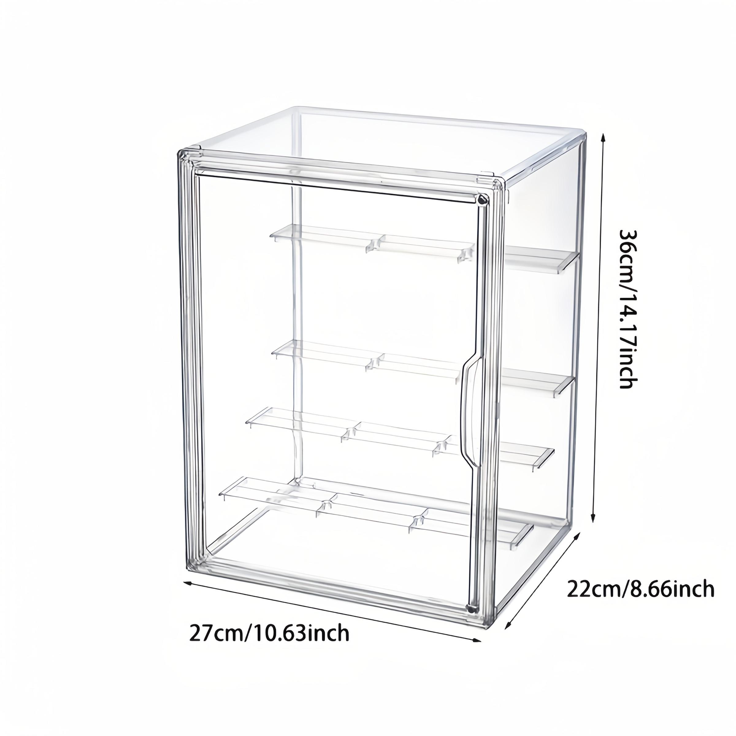 4-Layer Transparent Display Shelf, Multi-Functional Storage for Various Items, Stylish & Durable Design, Perfect for Home Organization
