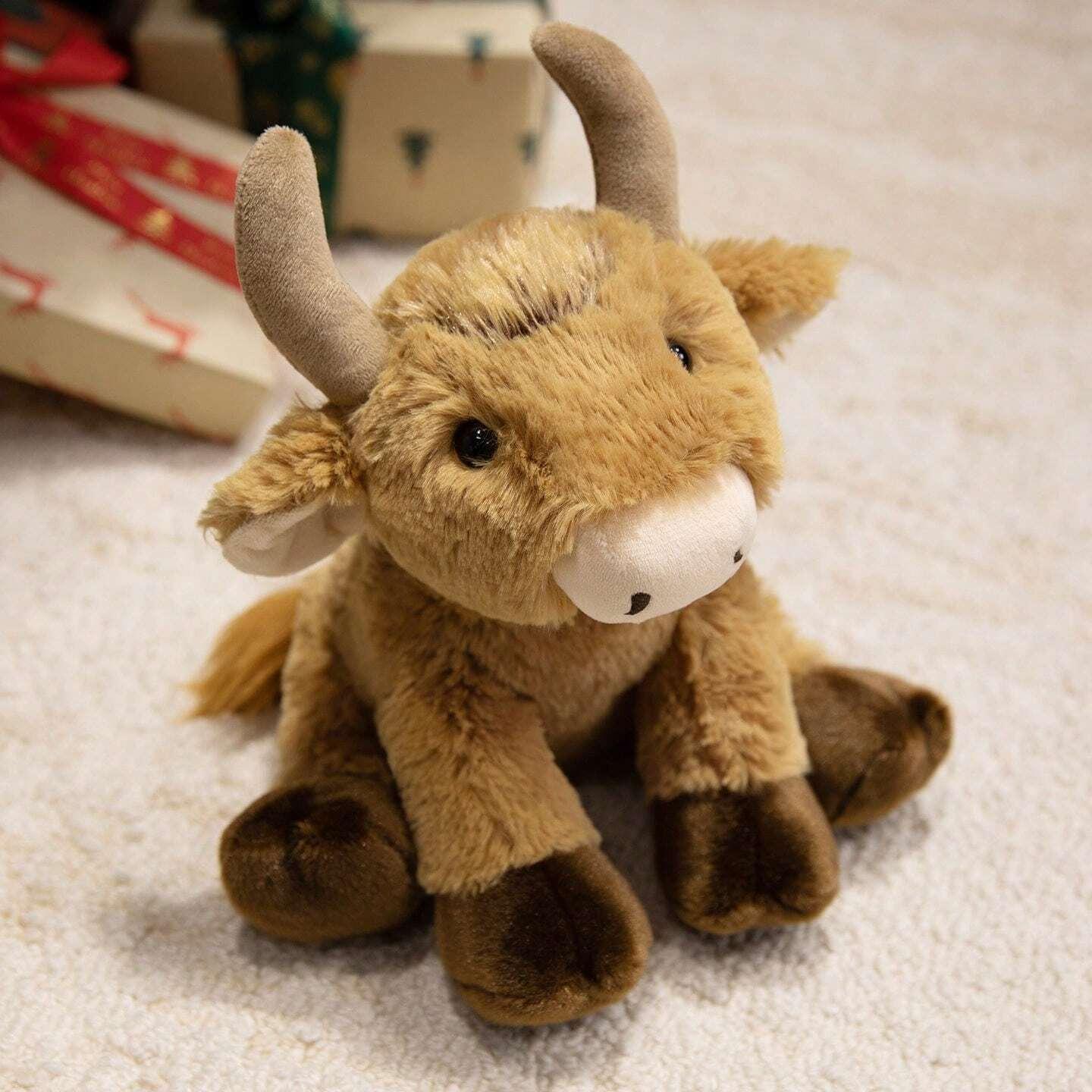 Jungle Animal Plush Toys - Soft Stuffed Animals (Lion, Koala, Elephant, Raccoon, Bear) for Kids & Toddlers, 9" Huggable Wildlife Plushies, Soft Cuddly Gift, Baby Shower Gift & Nursery Decor, Christmas Decor