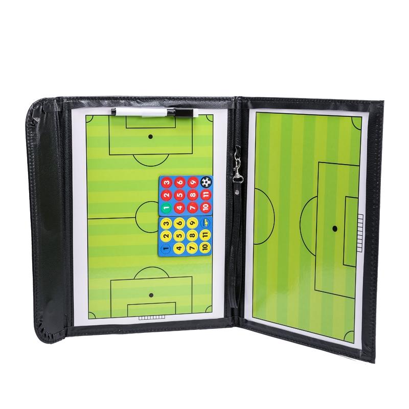 Foldable Soccer Tactics Board, 1 Count Magnetic Folding Soccer Tactics Board with Pen, Football Coach Board, Soccer Accessories for Coach & Referee