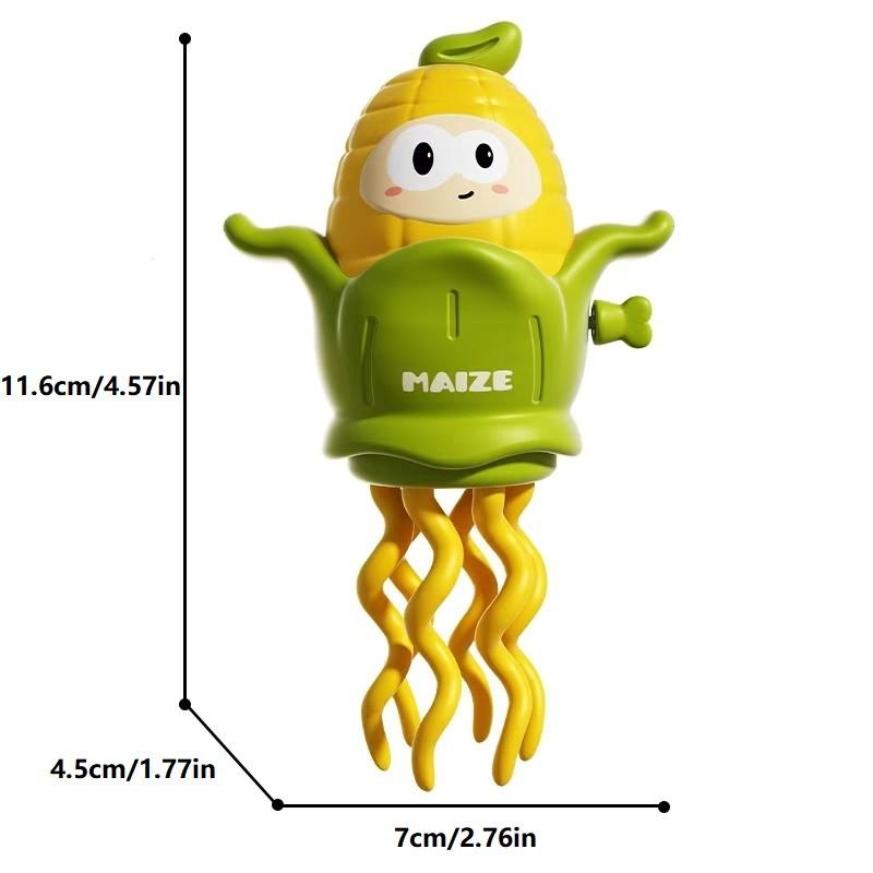 Dancing Dual-Color Corn Spring Toy, Baby Simulation Animal Stress Relief Mechanical Crawling Running Toy, Fun Interactive Plaything
