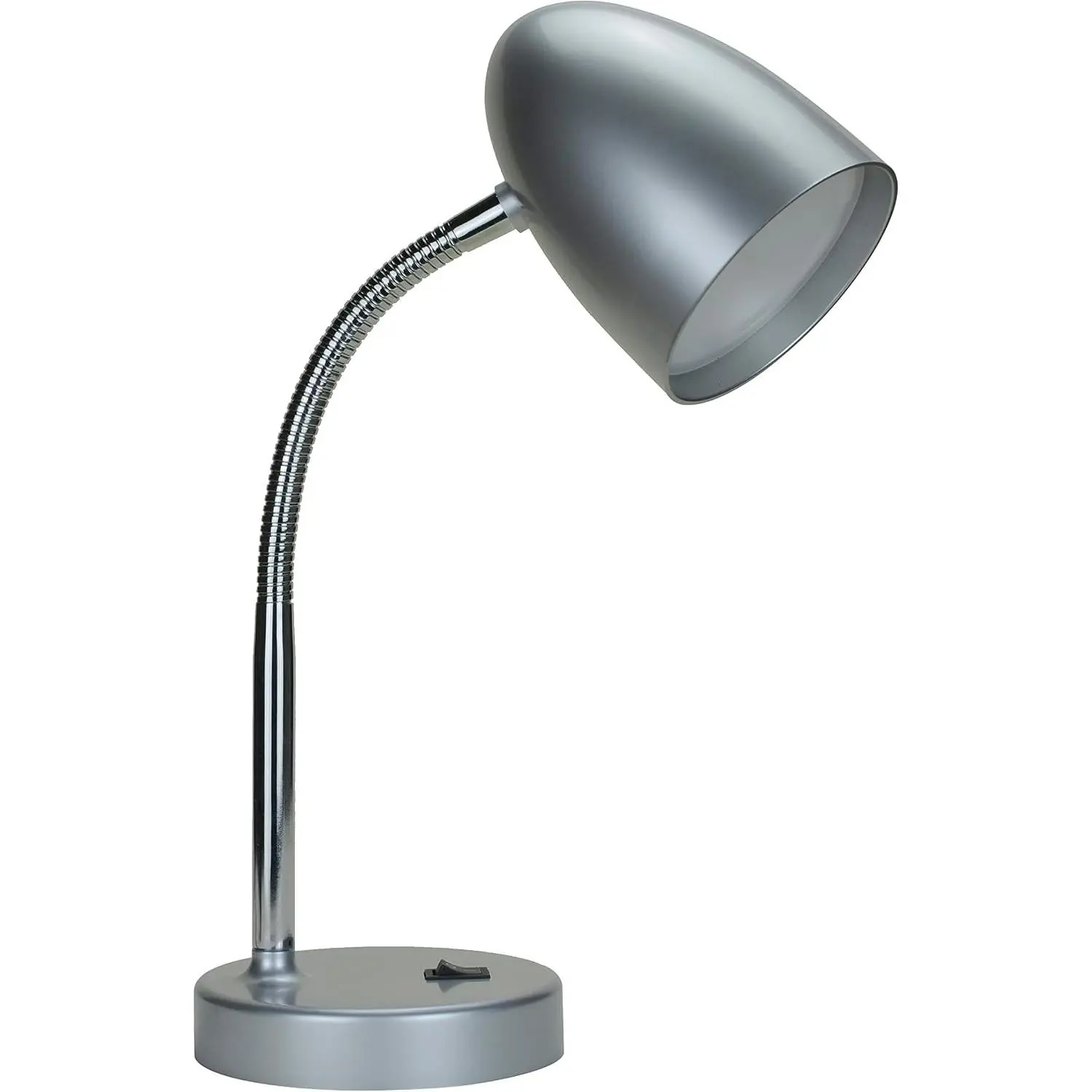 LED Desk Lamp, 3.5W 240LM 4000K Cool White Study Lamp for Bedroom and Office, Eye Protection, ETL Listed, SilverGift