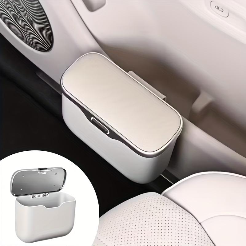 Minimalist Car Trash Can, Durable ABS Material Interior Waste Bin, Essential Accessory for Commuters and Car Owners