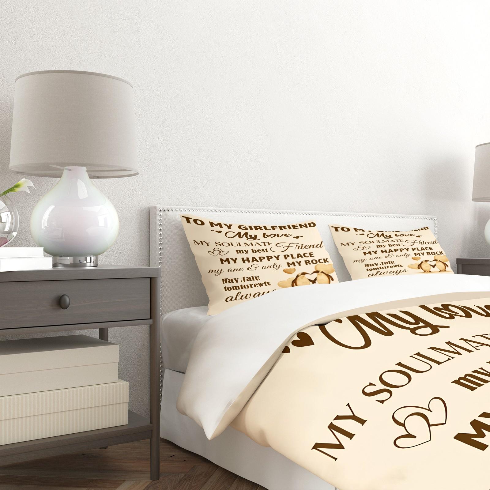 Expression Textile Printing Pattern Bedding Set, Includes 1 Bed Cover and 1 or 2 Pillowcases, Excluding Quilt and Pillow Core, Suitable for Bedroom or Dormitory Bedding Sets, Ideal for Gifting or Personal Use