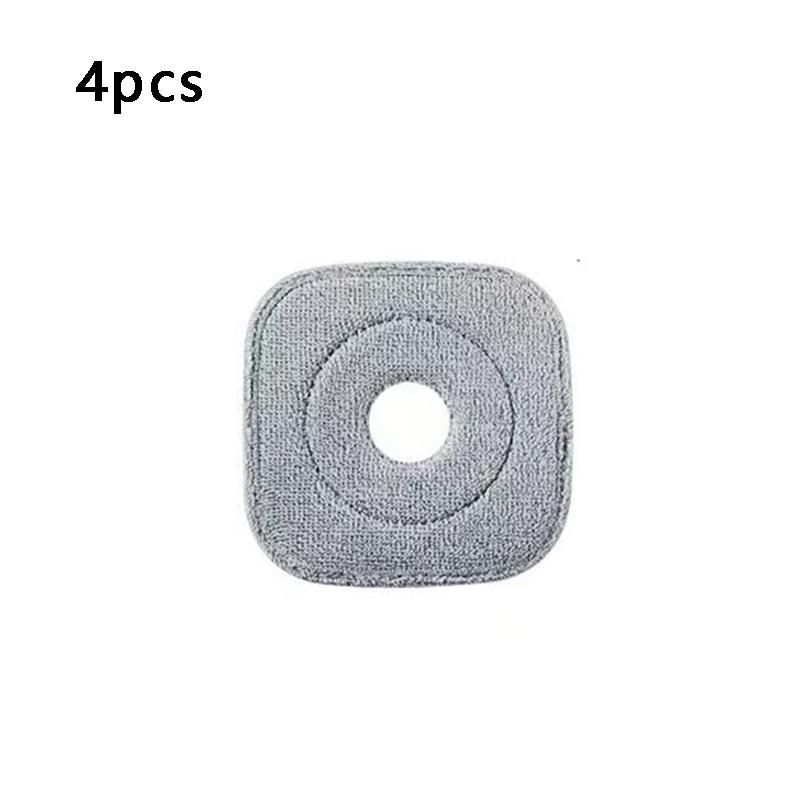 Detachable square cleaning mop pad, square flat floor mop cloth, washable and durable replacement mop cloth, mop head, soft mop cloth filler, cleaning supplies, cleaning tools.