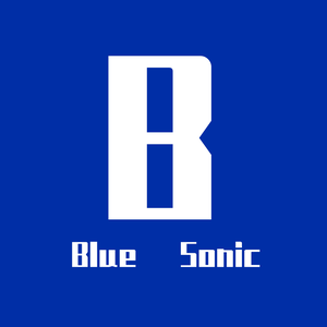 Blue Sound Wave