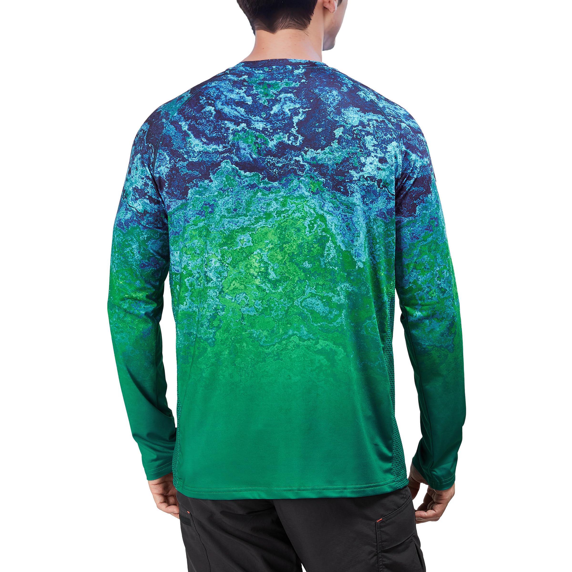 【RODEEL】905 Long Sleeve Shirts Men UPF 50+ Sun UV Protection Lightweight Quick Dry Moisture Wicking Breathable Cooling Athletic Activewear for Outdoor Sports Gym Workout Hiking Camping Running Biking Boating Construction Landscaping, Holiday Gift