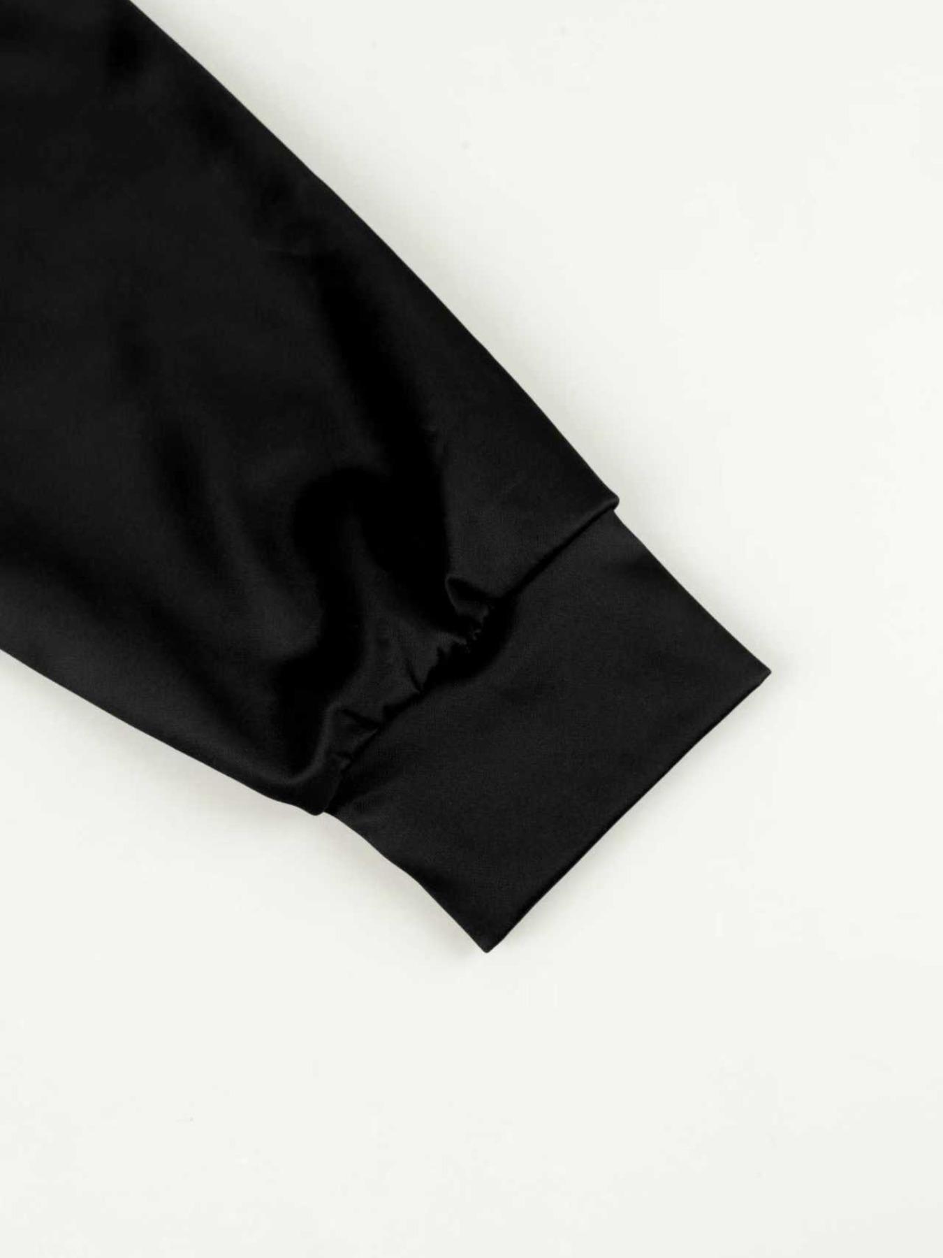 Plus Size Letter Print Women's Crew Neck Long Sleeve Sweatshirt, Casual Graphic Pullover for Fall & Winter, Moderate Fabric, Fitted Style Womenswear