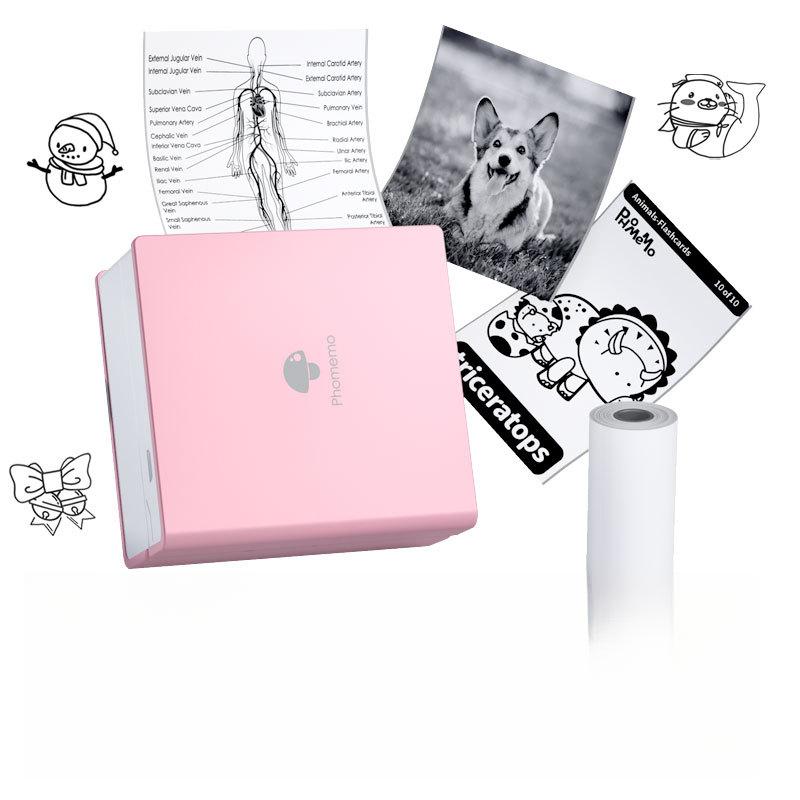 Portable Inkless Bluetooth Mini Thermal Printer for Students to Print Mistakes