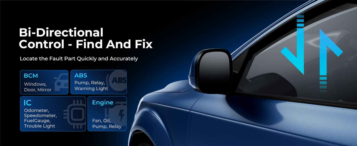 TOPDON TOPSCAN OBD2 Scanner Diagnostic Tool Full System AutoVIN Active Test