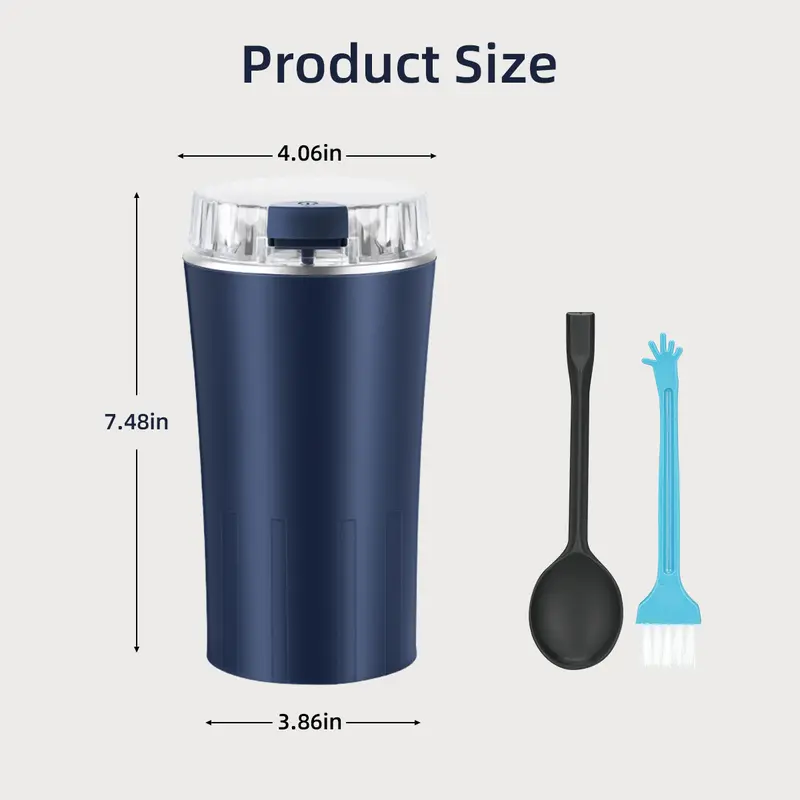 Smart Coffee Grinder for Home Baristas – Powerful Electric Bean & Spice Blender | Dry Grinding Tool for Nuts, Herbs, Grains | Sleek Stainless Steel | Easy-Clean, Multipurpose | Ideal Kitchen Gift for Coffee Lovers & Chefs Smart Coffee Grinder for Home Baristas – Powerful Electric Bean & Spice Blender | Dry Grinding Tool for Nuts, Herbs, Grains | Sleek Stainless Steel | Easy-Clean, Multipurpose | Ideal Kitchen Gift for Coffee Lovers & Chefs