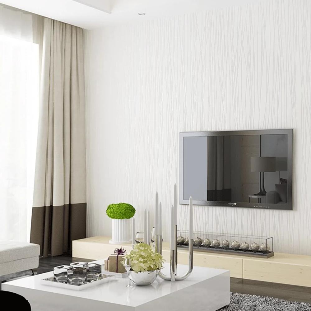 Self adhesive non-woven paper three-dimensional line wallpaper roll, Peel and stick wallpaper, thickened, color tones, multiple sizes, DIY pasting and cutting, easy to operate, suitable for home decor