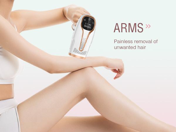 Laser Hair Removal , Painless IPL Laser Hair Removal Device At Home Hair Remover Machine for Women Men Electrolysis Permanent Epilator on Face Body Depilation