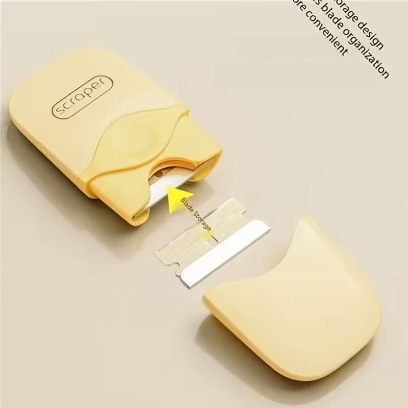 Multi-Tool Scraper with 3 Replacement Blades, Multi-Purpose Scraping Tool for Plaster, Stickers, Floors, Glass, Adhesive Removal, DIY & Professional Cleaning