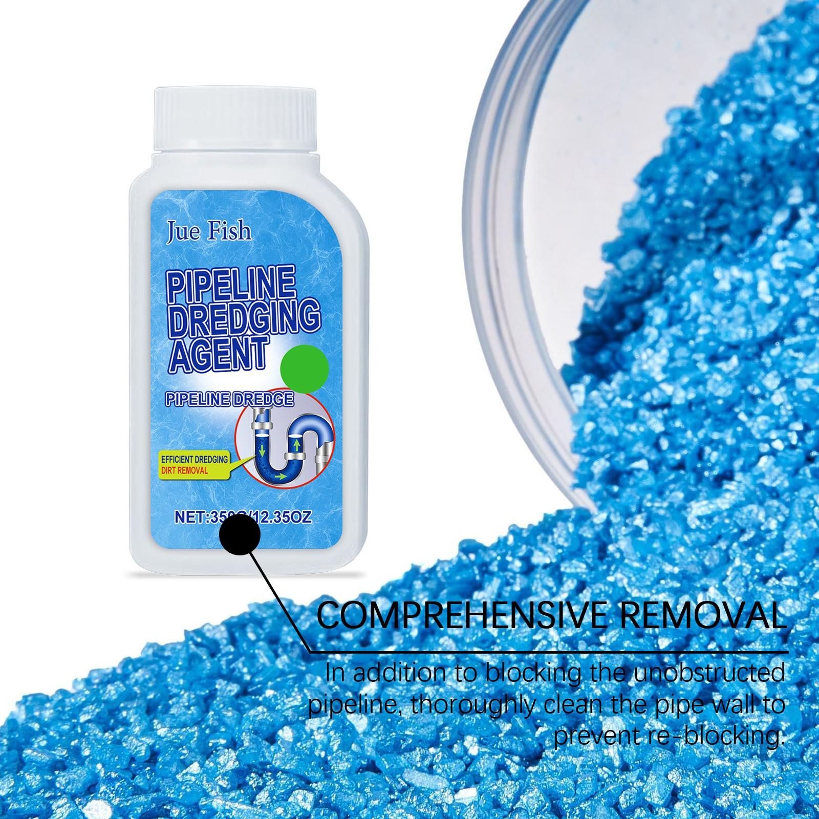 Drain Unblocker Powder (350g/350g*2), Quick Drain Cleaning, Kitchen Toilet Sink Unblocker, Dissolves Clogs, Prevents Blockages, Clog Remover