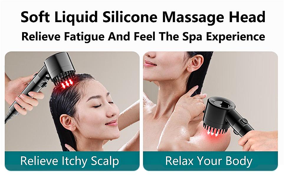 High Pressure shower Head withHandheld,HighFlow Even with LowWater Pressure-Hand HeldShowerheadSet,3 Modes Filtered ShowerheadwithReplacement Hose/Bracket/CottonFilters,Detachable SprayMode,Gray,Springtok bathroom shower equipment Waterfall Brush High Pressure shower Head withHandheld,HighFlow Even with LowWater Pressure-Hand HeldShowerheadSet,3 Modes Filtered ShowerheadwithReplacement Hose/Bracket/CottonFilters,Detachable SprayMode,Gray,Springtok bathroom shower equipment Waterfall Brush