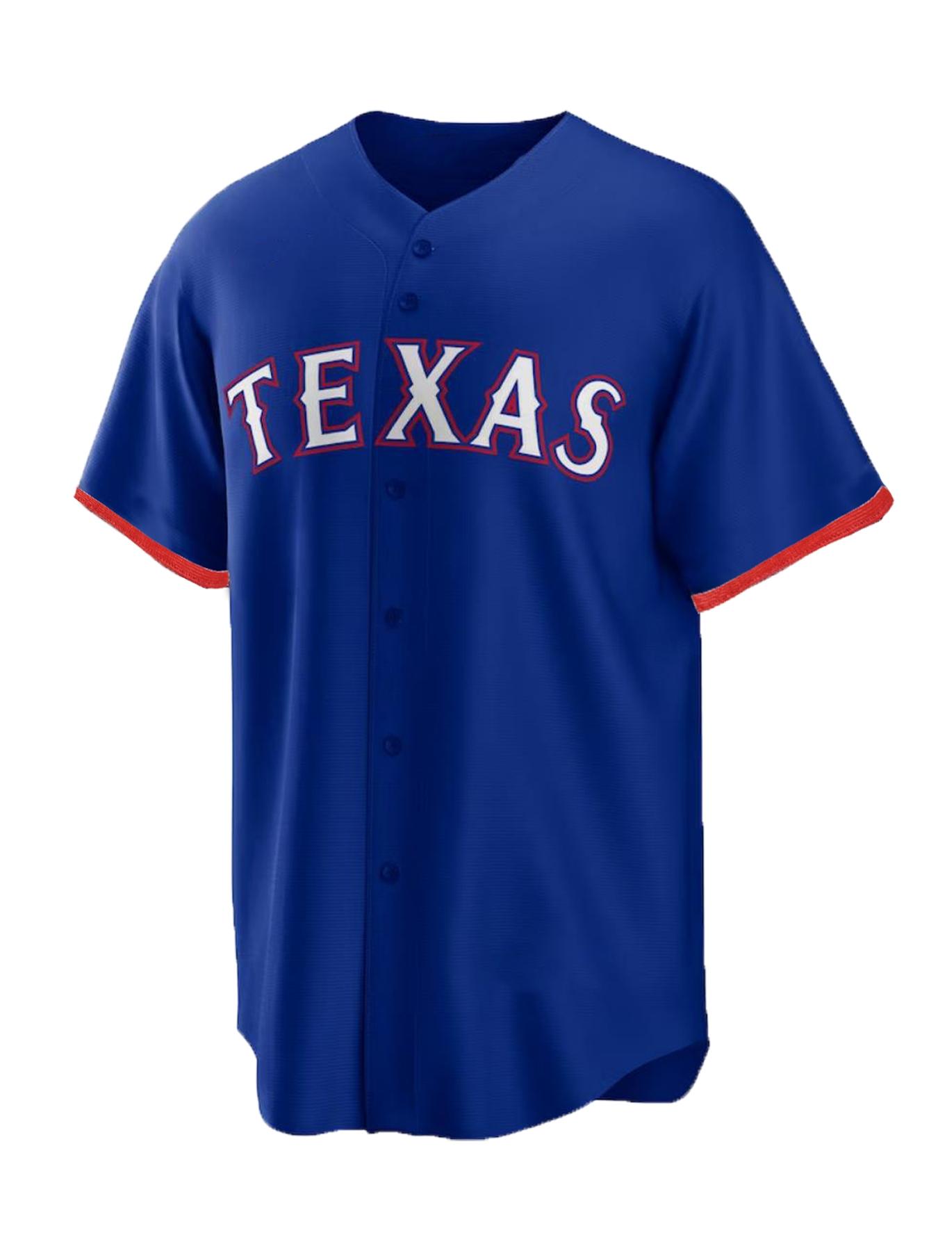 Men's Letter & Number Embroidery Baseball Jersey, Casual Loose V Neck Short Sleeve Baseball Top for Outdoor Sports, Baseball Training Jersey for Men, Jersey Tee