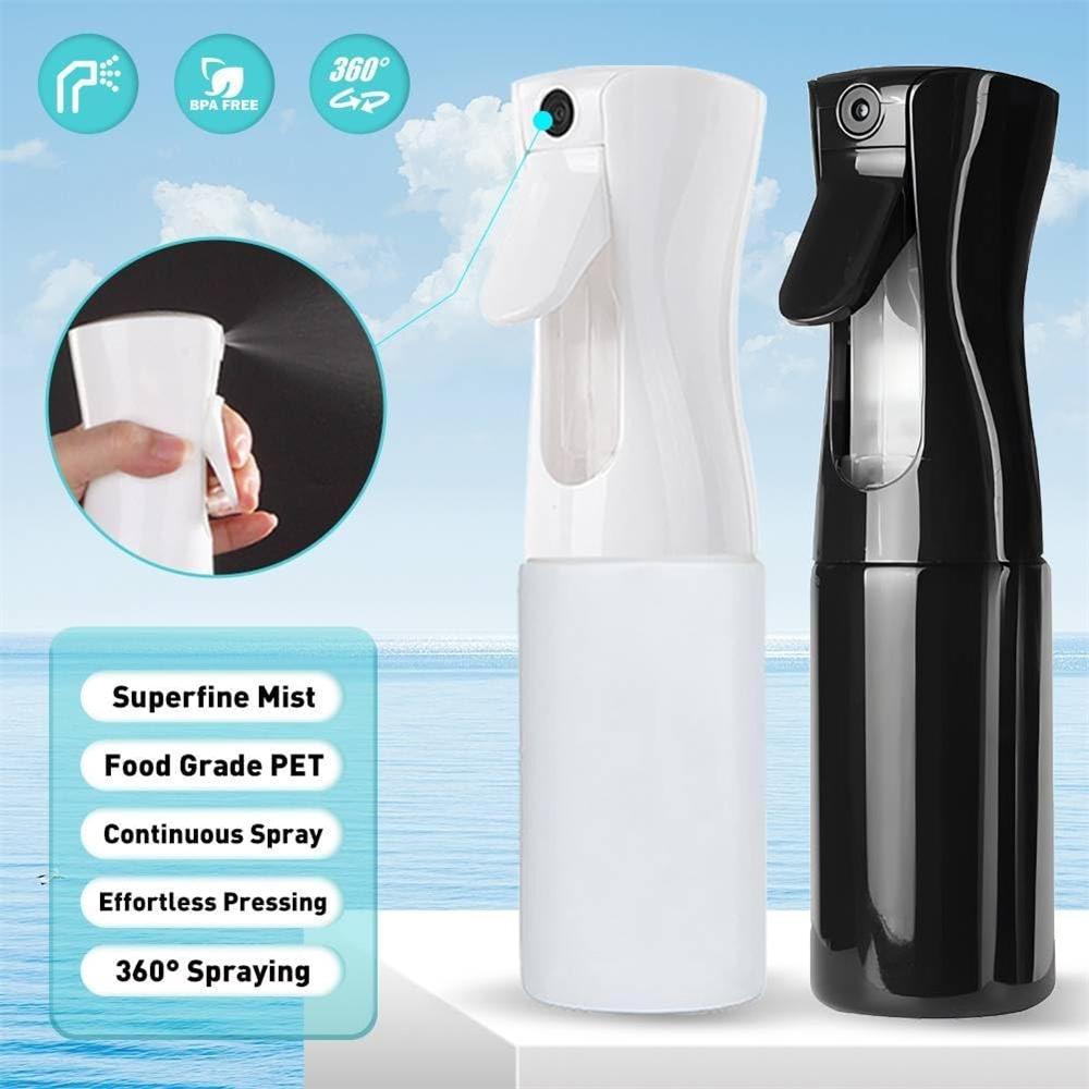 200ml/300ml empty spray bottles, refillable fine mist spray bottles, suitable for hair styling, cleaning, gardening, continuous watering, and also can be used as a sprayer.